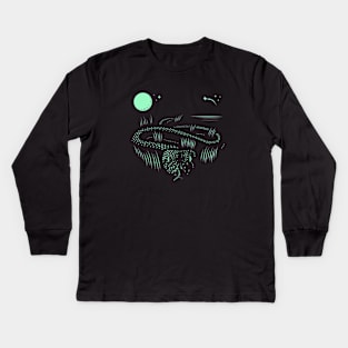 Snake in the Grass Kids Long Sleeve T-Shirt